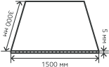 Лист нержавеющий  5х1500х3000 мм.  AISI 316 (10Х17Н13М2) холоднокатаный,  матовый