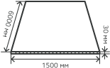 Лист нержавеющий  30х1500х6000 мм.  AISI 201 (12Х15Г9НД) горячекатаный,  матовый